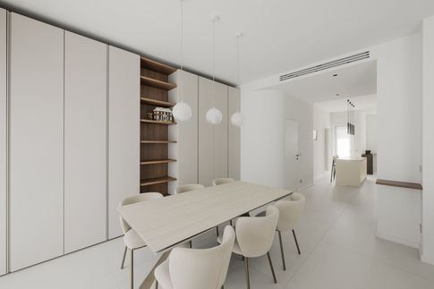 Open Space in stile minimal di 35 di Carola Ribotta architetto