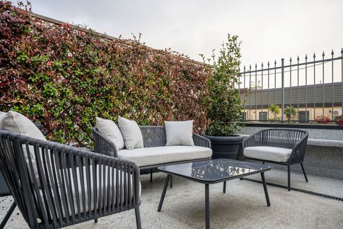 Terrazza in stile glamour di 25 di Gianluca Chiocca Interior Design Studio