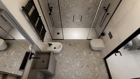 Bagno in stile moderno di 6 di Arar Studio di Arar Muna Isabella