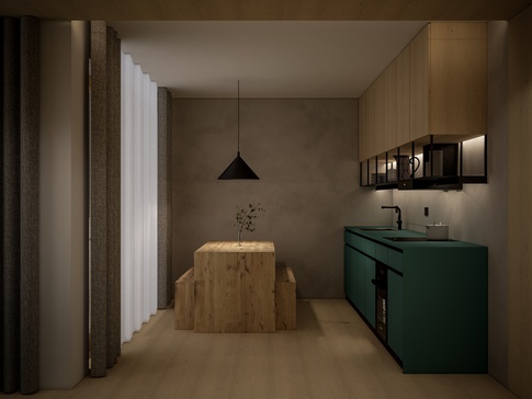 Open Space in stile moderno di 32 di 1507 Interior studio