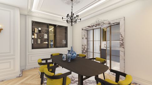 Open Space in stile classico di 20 di Salvatore Sito Interior Designer