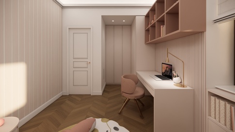 Cameretta Bambini in stile contemporaneo di 14 di Studio Gaetano Riccardelli