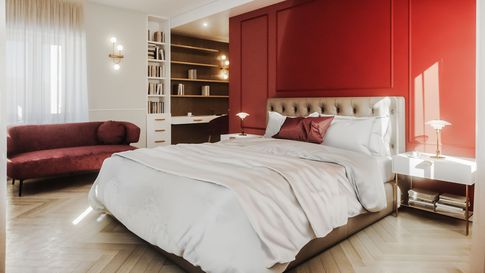 Camera da Letto in stile contemporaneo di 29 di Annalisa Carli Architetto