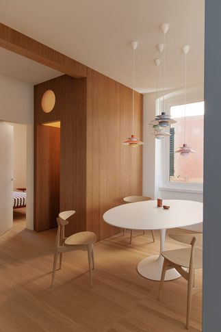 Sala da Pranzo in stile contemporaneo di 14 di Tuc Studio