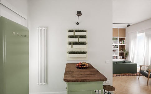 Cucina in stile contemporaneo di 10 di Caterina Scamardella Architetto Cucina in stile contemporaneo di 10 di Caterina Scamardella Architetto