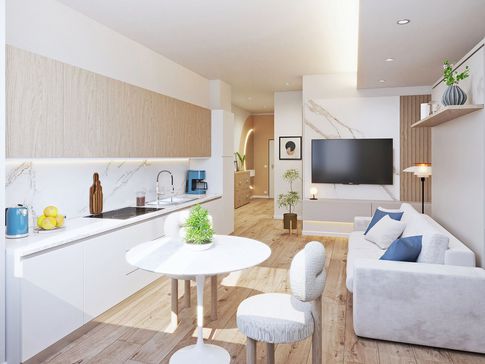Open Space in stile moderno di 35 di AT Design Studio