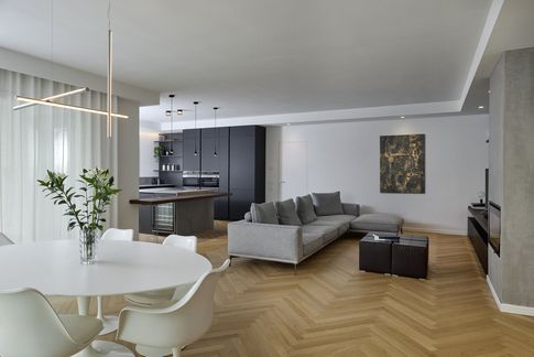 Open Space in stile contemporaneo di 62 di DQA Studio di architettura Open Space in stile contemporaneo di 62 di DQA Studio di architettura