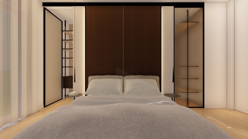 Camera da Letto in stile contemporaneo di 15 di Areadieci architettura