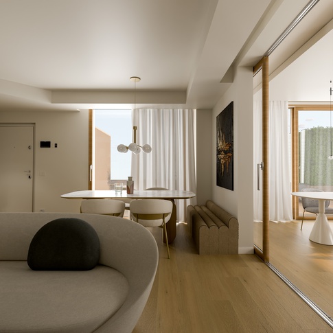 Soggiorno in stile contemporaneo di 40 di EasyRelooking srls