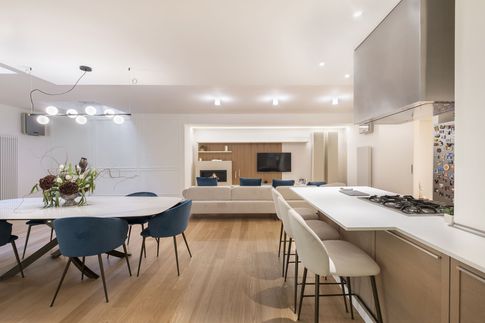 Open Space in stile contemporaneo di 65 di Bossi Vigorito Building Interior