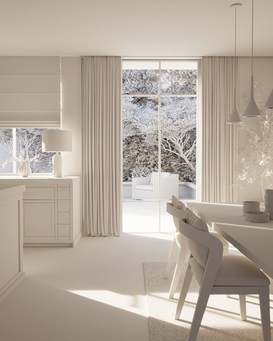 Cucina in stile classico di 30 di The Line Rendering Cucina in stile classico di 30 di The Line Rendering