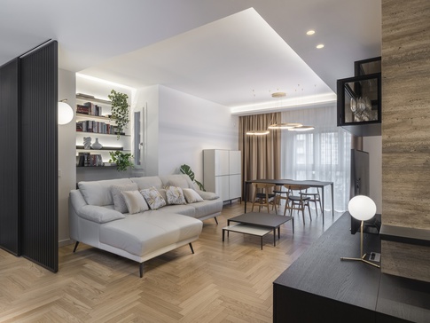 Soggiorno in stile moderno di 33 di Pamela Camposano Ingegnere Architetto
