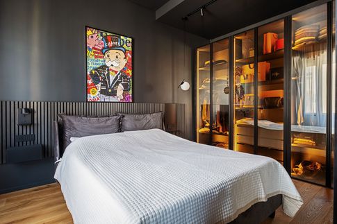 Camera da Letto in stile contemporaneo di 19 di kkarchitecture