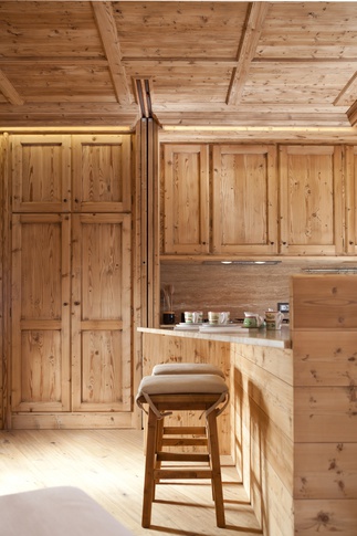 Cucina in stile rustico di 32 di Elena Vigano' Architetto