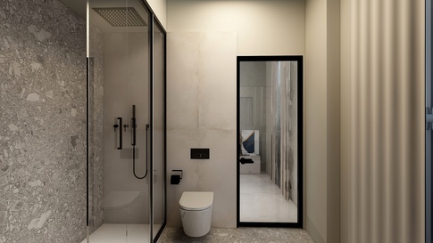 Bagno in stile moderno di 6 di Arar Studio di Arar Muna Isabella