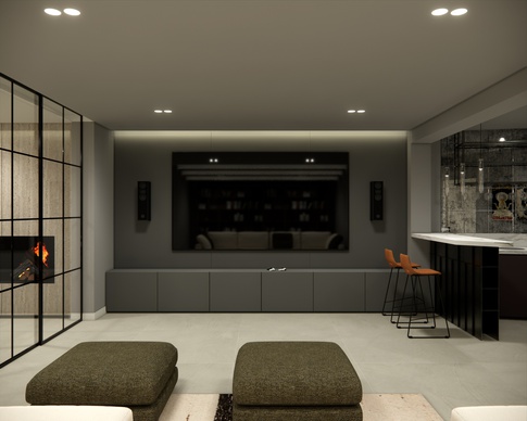 Taverna in stile contemporaneo di 80 di Arch'IN - Architettura di Interni