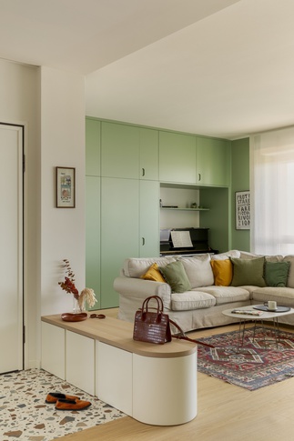 Soggiorno in stile moderno di 31 di Arch. Martina Pozzi MP_archistudio