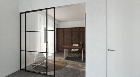 Soggiorno in stile minimal di 70 di Elena Mariotti Soggiorno in stile minimal di 70 di Elena Mariotti