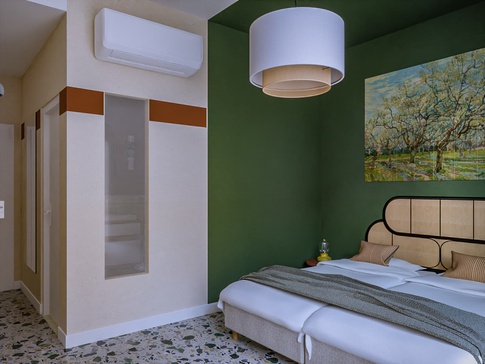Camera da Letto in stile eclettico di 14 di Caterina Scamardella Architetto