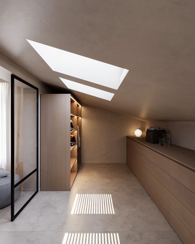 Cabina Armadio in stile moderno di 13 di doppiozero interior Cabina Armadio in stile moderno di 13 di doppiozero interior