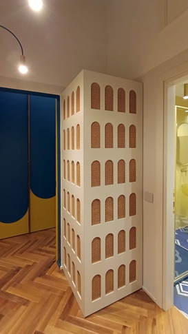 Lavanderia in stile maximalista di 3 di Rachele Biancalani Studio