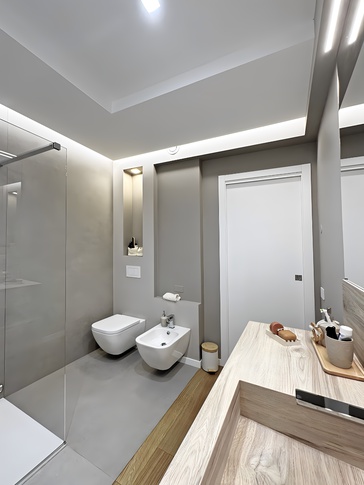 Bagno in stile moderno di 10 di JFD Juri Favilli Design
