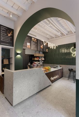 Open Space in stile contemporaneo di 50 di Facta Studio Architetti Milano