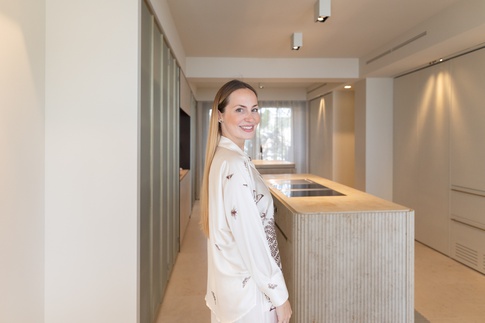 Cucina in stile contemporaneo di 110 di Abitacolo Interni