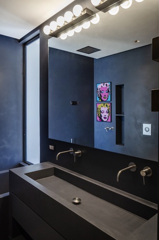 Bagno in stile moderno di 5 di Sara Fabbroni Architetto