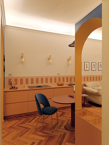 Cucina in stile maximalista di 11 di Rachele Biancalani Studio Cucina in stile maximalista di 11 di Rachele Biancalani Studio