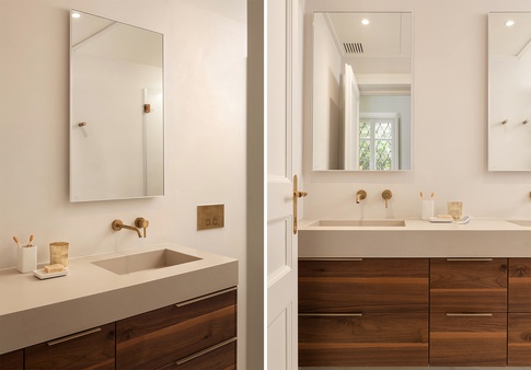 Bagno in stile moderno di 5 di NOMADE ARCHITETTURA