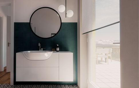 Bagno in stile moderno di 5 di Studio LABventinove