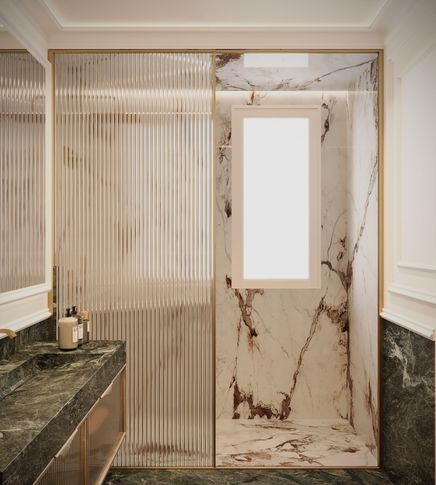 Bagno in stile contemporaneo di 10 di Salvatore Sito Interior Designer