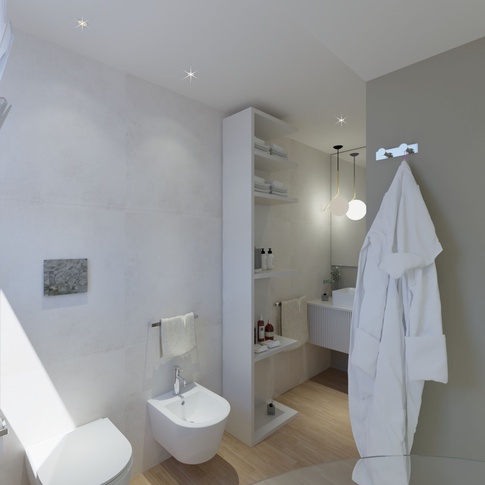 Bagno in stile contemporaneo di 5 di SG Architetti Bagno in stile contemporaneo di 5 di SG Architetti