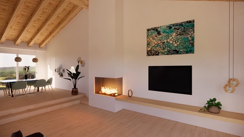 Open Space in stile moderno di 61 di JZ Home Emotions