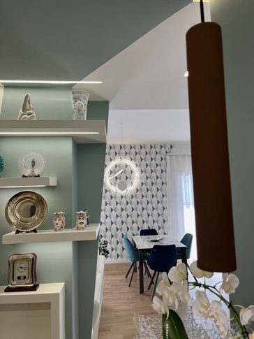 Open Space in stile contemporaneo di 45 di Architetto Eros Di Prima Open Space in stile contemporaneo di 45 di Architetto Eros Di Prima