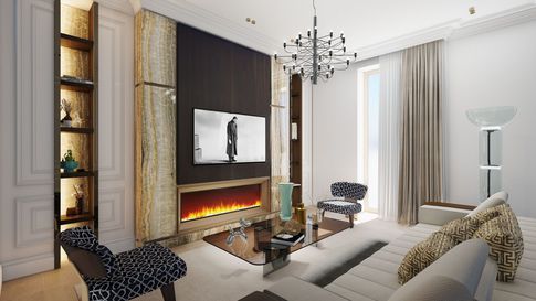 Soggiorno in stile classico di 20 di Salvatore Sito Interior Designer