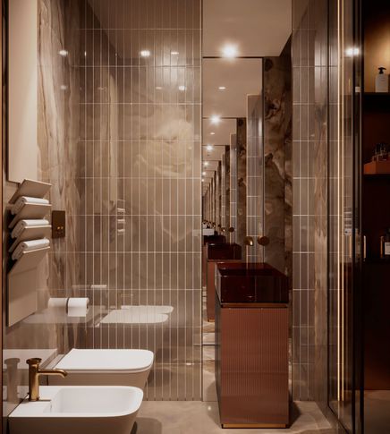 Bagno di Servizio in stile classico di 10 di Salvatore Sito Interior Designer Bagno di Servizio in stile classico di 10 di Salvatore Sito Interior Designer