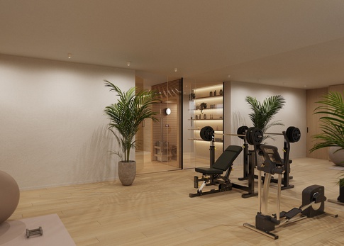 Palestra in stile contemporaneo di 36 di EmmePi Architettura