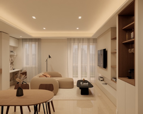 Soggiorno in stile nordico di 30 di Arch'IN - Architettura di Interni