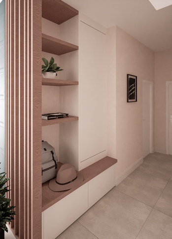 Open Space in stile contemporaneo di 35 di Caterina Scamardella Architetto