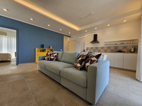 Open Space in stile mediterraneo di 30 di Alessandra Gambino Architetto - AGA