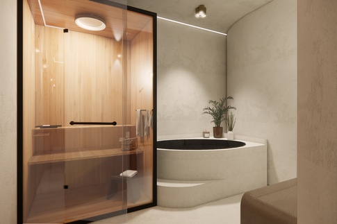 Open Space in stile minimal di 70 di Studio LABventinove