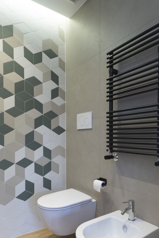 Bagno in stile moderno di 6 di zero6studio