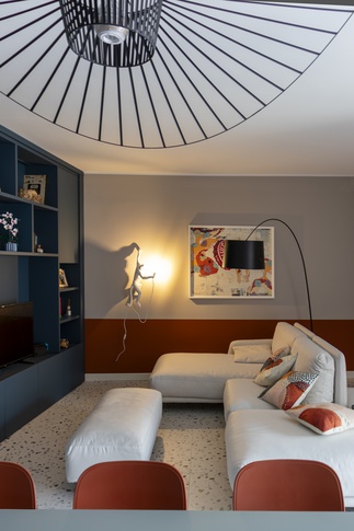 Soggiorno in stile contemporaneo di 32 di Studio MAC
