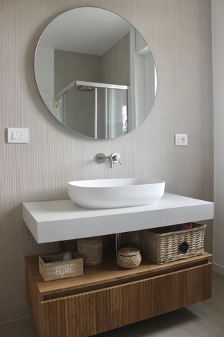 Bagno in stile scandinavo di 5 di Fei Atelier