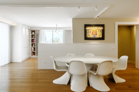 Sala da Pranzo in stile contemporaneo di 45 di Studio Gaetano Riccardelli