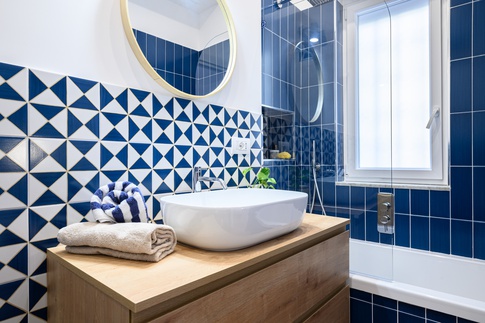 Bagno in stile mediterraneo di 4 di srv.architetti