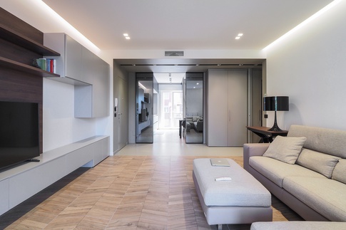 Soggiorno in stile contemporaneo di 30 di Desearq studio - architettura e interior design Soggiorno in stile contemporaneo di 30 di Desearq studio - architettura e interior design