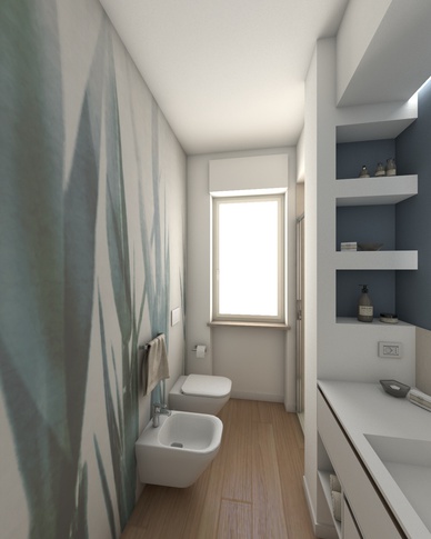 Bagno in stile contemporaneo di 5 di Francesca Boglio Architetto Bagno in stile contemporaneo di 5 di Francesca Boglio Architetto